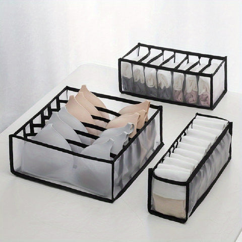 4pack Storage Box Home Compartment Organizer Artifact Drawer Boxes