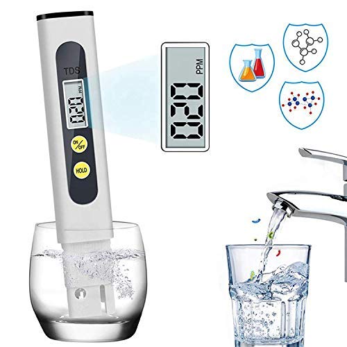 TDS Meter 0-999 ppm, Water Hardness Test Kit, Water Meter, Hard Water Test Kit, Water Quality Tester for Drinking Water, Aquarium