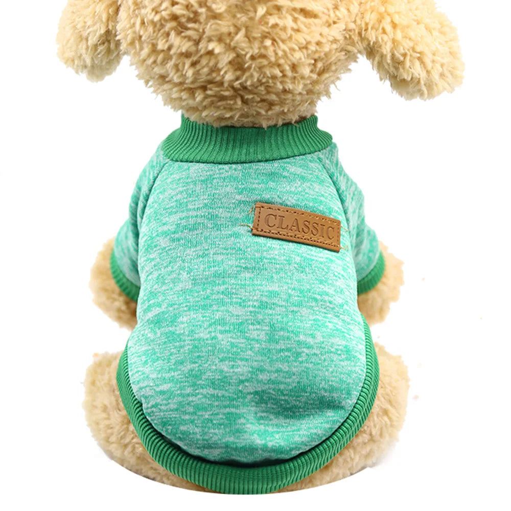 Pet Dog Classic Knitwear Sweater Warm Winter Puppy Pet Coat Soft Sweater Clothing for Small Dogs