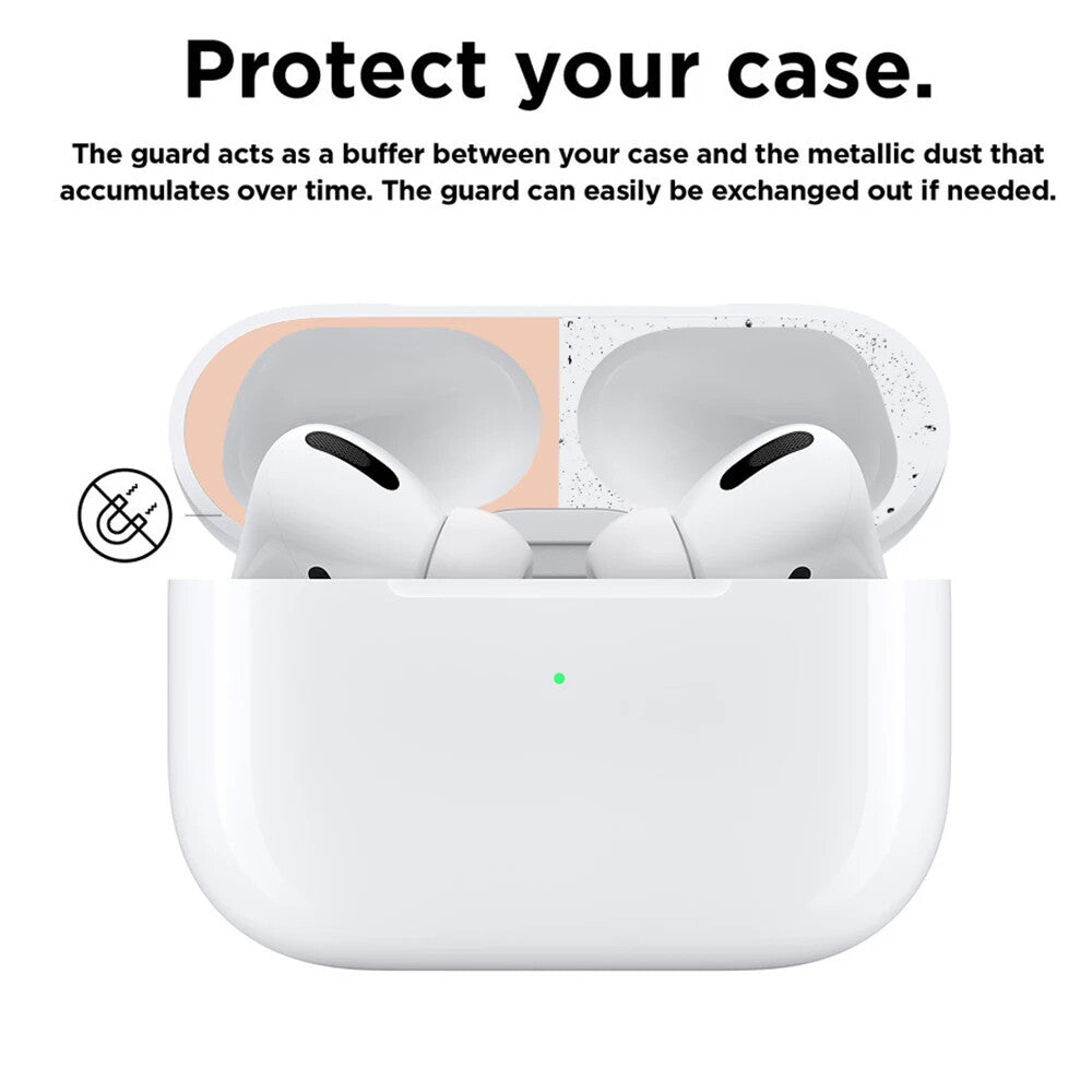 Metal Film Dust Proof Debris Protection Heavy Duty Airpods 3 Wireless Charging Case (Blue)