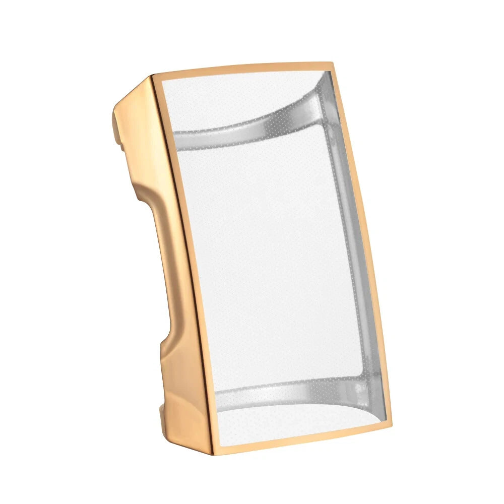 TPU Full Cover Shockproof Fashion Case Screen Protector (Gold) - For Fitbit Charge 3
