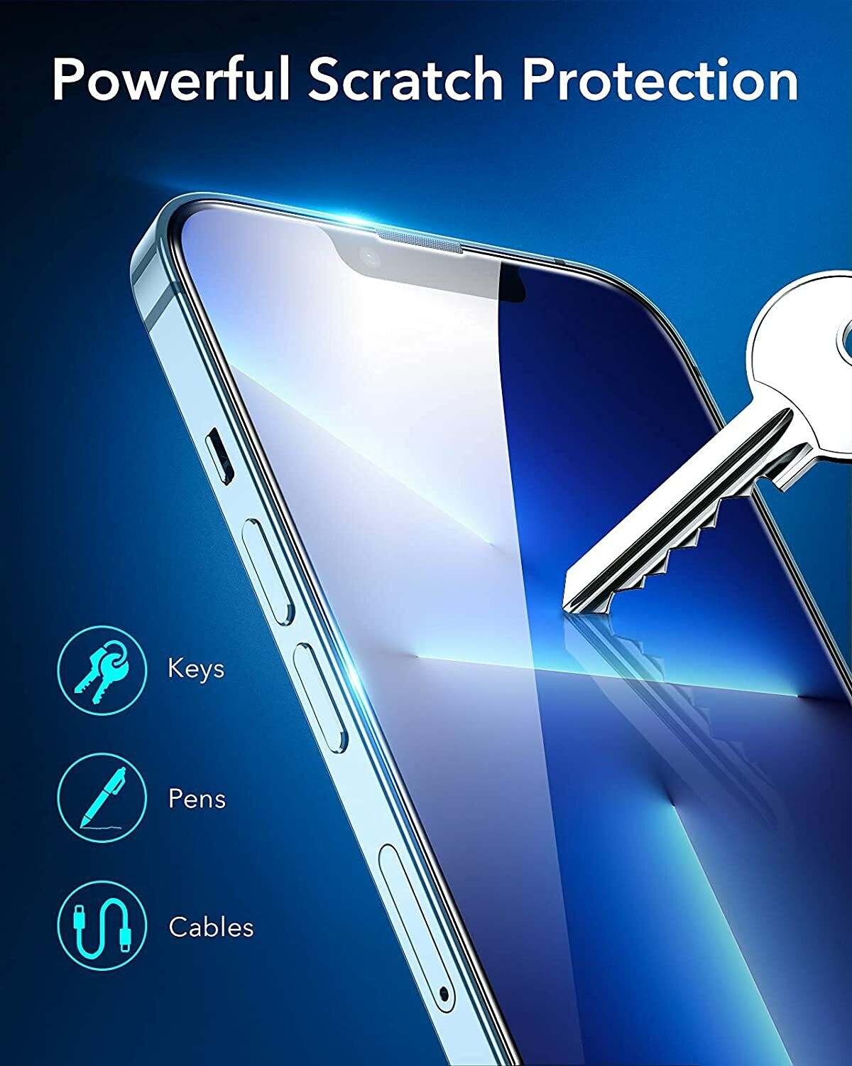 Clear Tempered Glass Transparent Screen Protector For iPhone 13 Mini