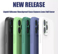 iPhone 11 Pro Max Silicone Case With Lens Protector Ash Green