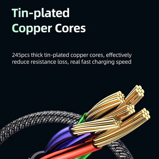 USAMS Type-C To Lightning PD 20W Fast Charging Charger Cable Data Cord For iPhone iPad Airpods (1m, Black)