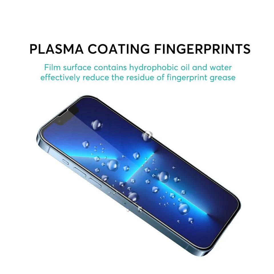 NUGLAS iPhone 14 13 12 11 Pro Max Screen Protector Tempered Glass With Camera Lens Protector 9H Hardness - Clear