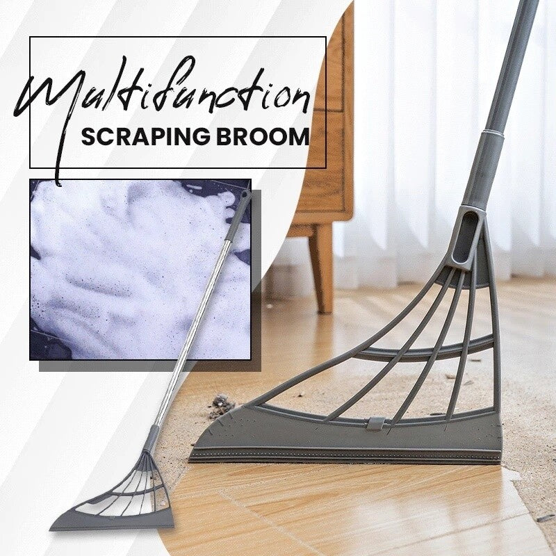 Multi-Function Magic Broom Sweeper Mop Wiper Scraper Dust Floor Cleaning Scrub
