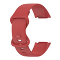 For Fitbit Charge 5 / 6 Replacement Strap Silicone Sports Watch Band Wristband (Red)