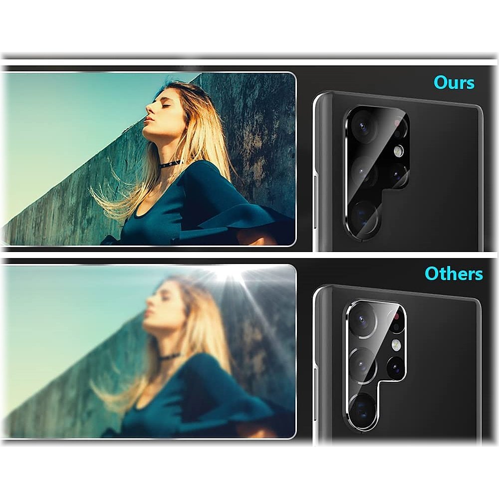 Nuglas Camera Lens Tempered Glass Film For Samsung Galaxy S22 plus