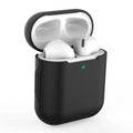 Apple Airpods Silicone Gel Case Shockproof Protective Cover Skin Case Airpods Pro (Black)