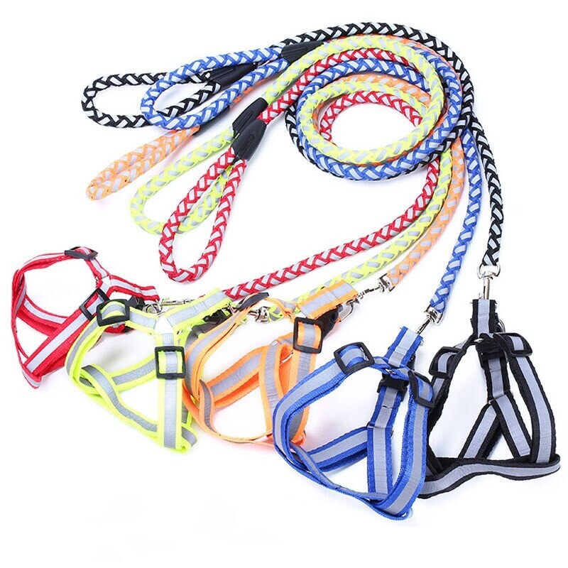 Padded Handle Outdoor Dog Leash Lead For Pets Puppy Cat (Blue, 1.2m)