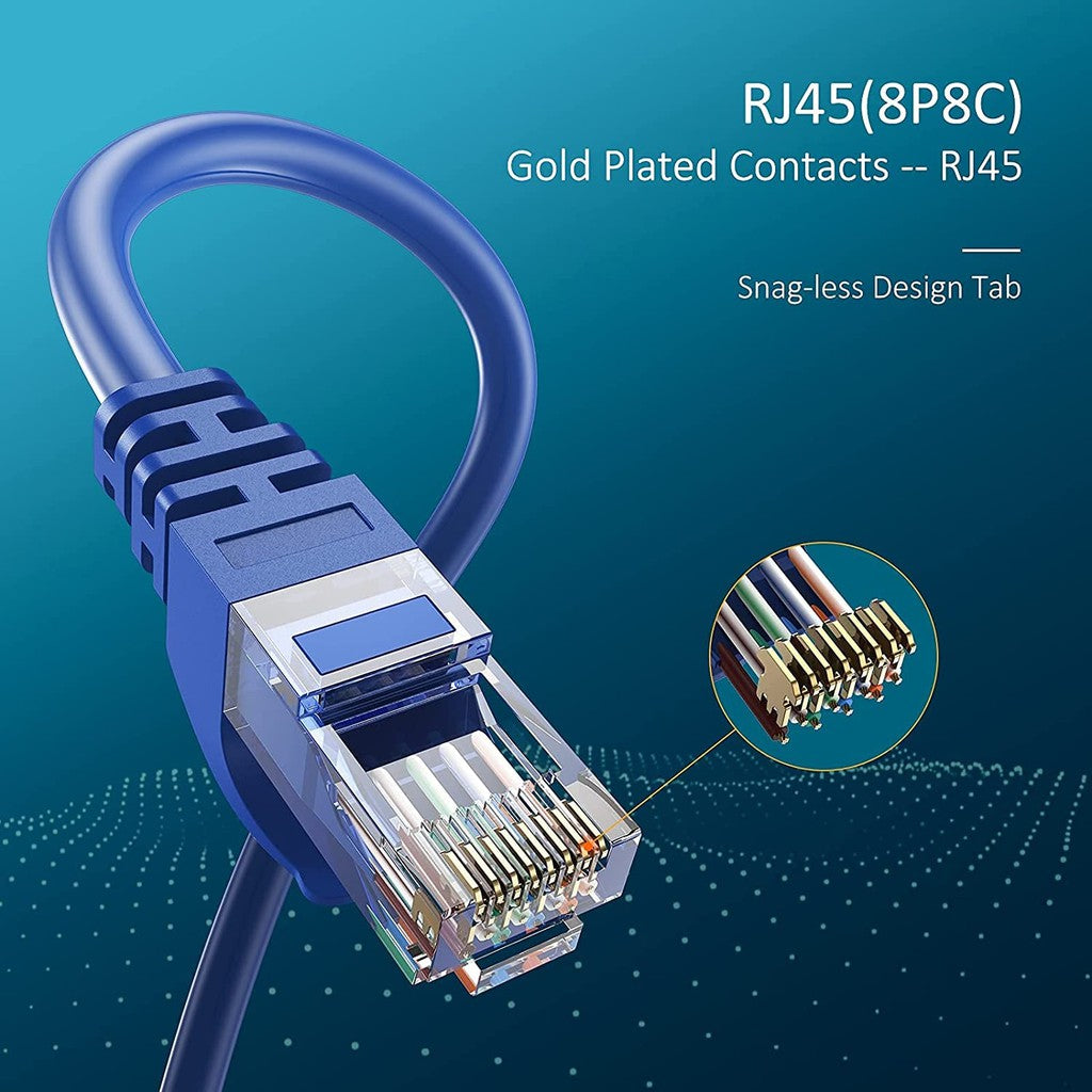 CAT6 Copper 4-Pair UTP RJ45 LAN Network Cable Gigabit Ethernet