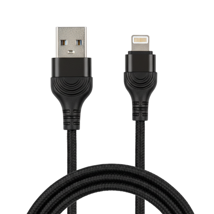 USB to Lightning Braided Cable (2m, Black)