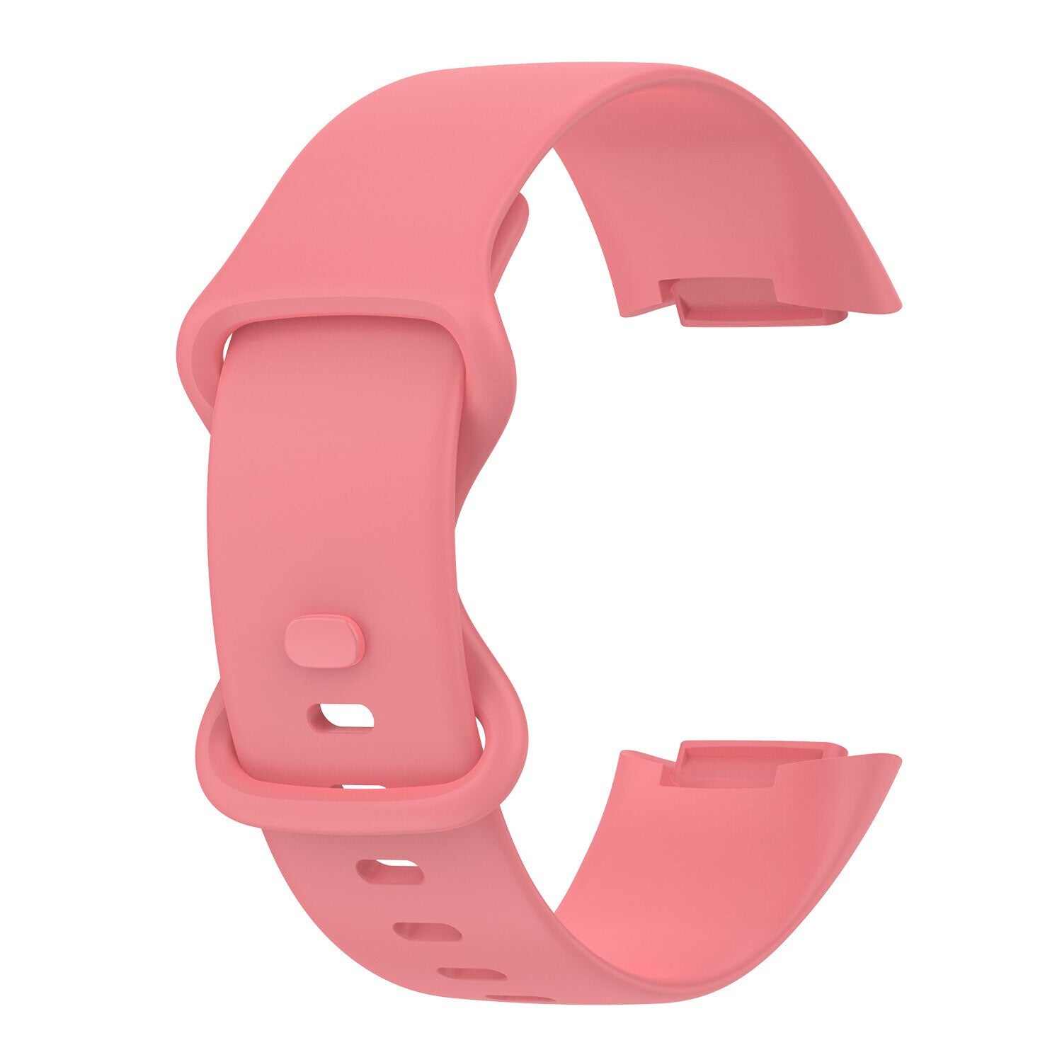 For Fitbit Charge 5 / 6 Replacement Strap Silicone Sports Watch Band Wristband (White)