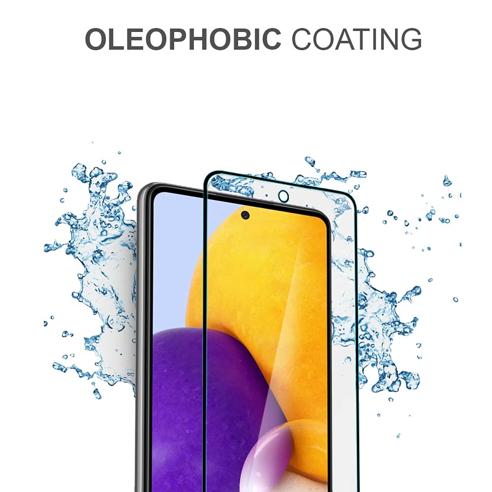 Nuglas Samsung Galaxy A20/A30/M30/A50 HD Clear 9H Tempered Glass Film, Anti-Scratch Case-Friendly Screen Protector