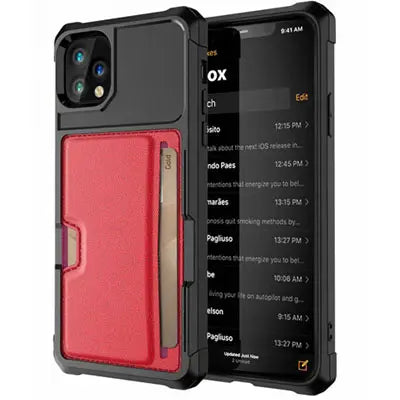 Slide Armor Wallet Case Card Slot Holder Cover For iPhone 11 Pro Max
