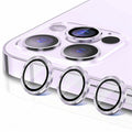 Metal Ring Tempered Glass Camera Lens Protector For iPhone 12 Pro Max
