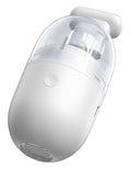 Baseus Mini Car Vacuum Cleaner 1,000pa Cordless Strong Desktop Capsule Suction Portable Wireless C2 Series (White)