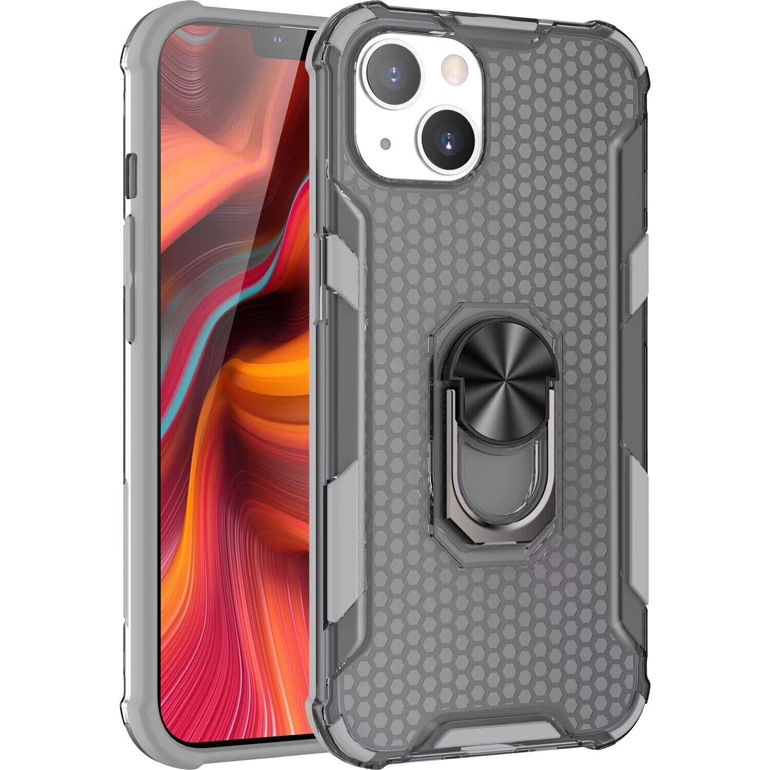 Shockproof Bumper Case Cover Ring Holder Stand For iPhone 12 Pro Max