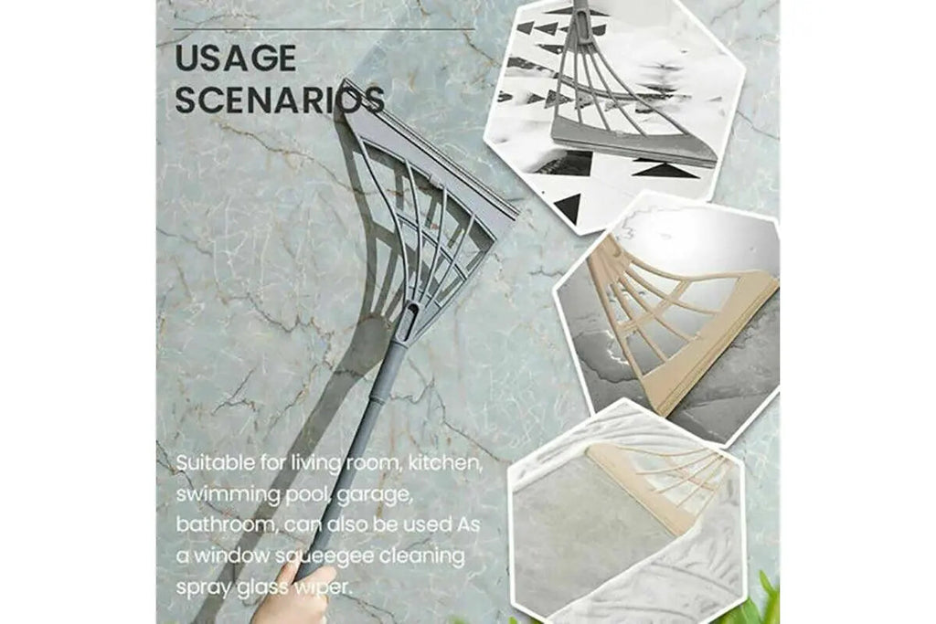 Multi-Function Magic Broom Sweeper Mop Wiper Scraper Dust Floor Cleaning Scrub