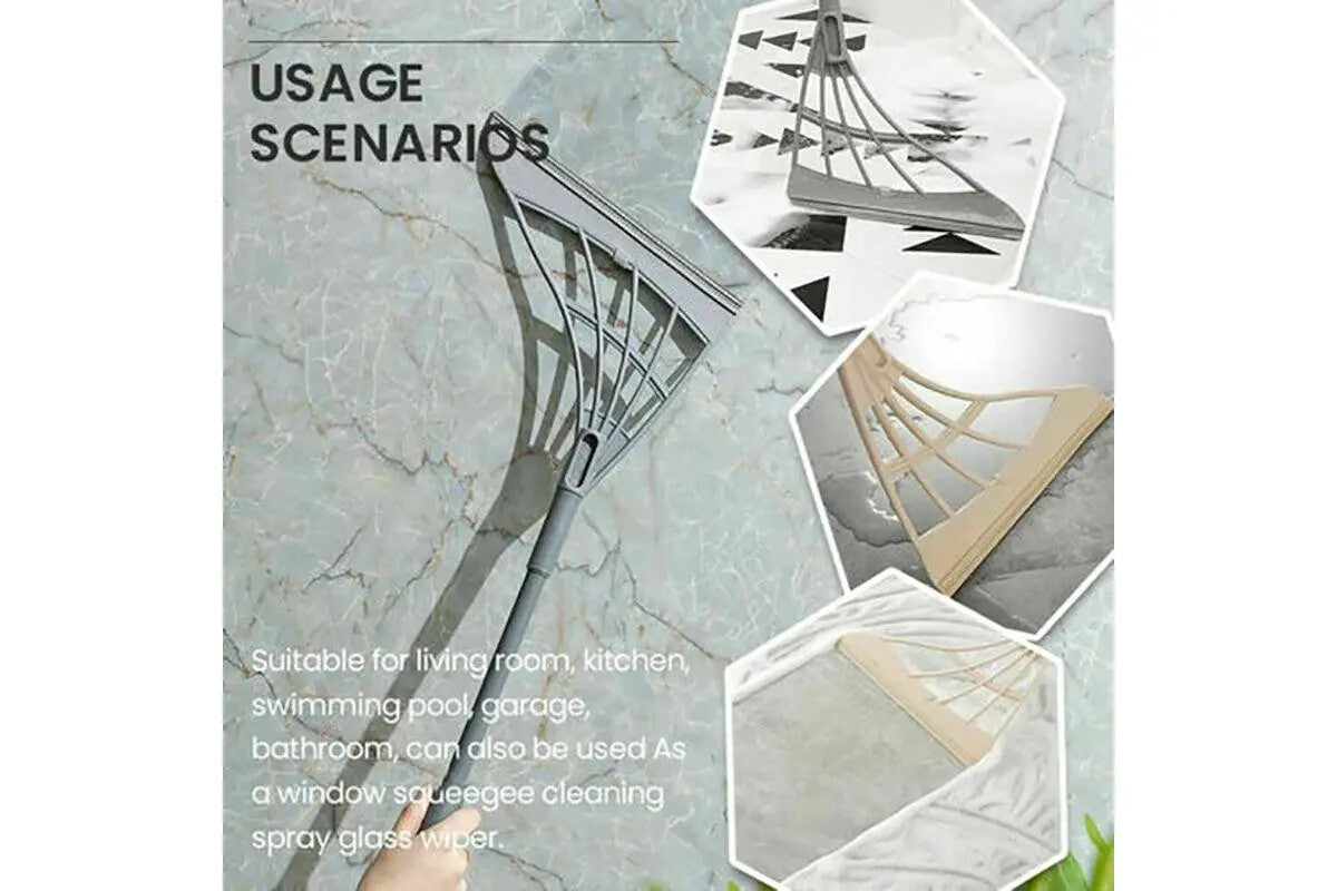 Multi-Function Magic Broom Sweeper Mop Wiper Scraper Dust Floor Cleaning Scrub
