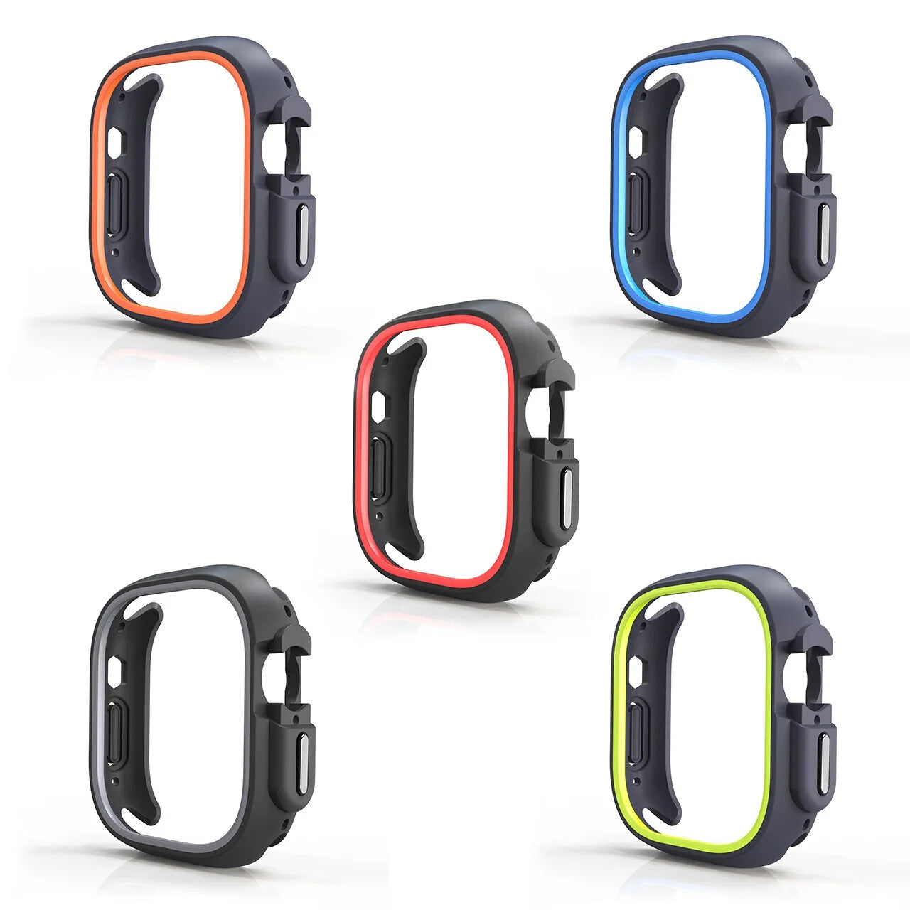 Apple Watch Case Series 9/8/7/6/5/4/3/2/1 Heavy Duty Protective Bumper Cover (42mm)