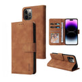 Leather Wallet Flip Case Cover Slot For iPhone 13 Pro