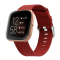 Fabric Replacement Strap Nylon Band For Fitbit Versa 1 (Red)