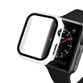 Apple Watch Series 9 8 7 6 5 4 3 Bumper Case Full Coverage Tempered Glass (49mm)