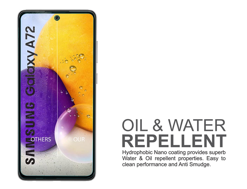 Nuglas Samsung Galaxy A33 5G HD Clear 9H Tempered Glass Film, Anti-Scratch Case-Friendly Screen Protector