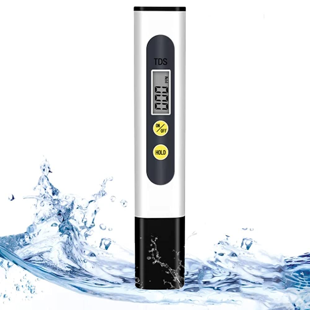 TDS Meter 0-999 ppm, Water Hardness Test Kit, Water Meter, Hard Water Test Kit, Water Quality Tester for Drinking Water, Aquarium