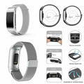 Milanese Magnetic Replacement Strap Metal Band For Fitbit Charge 2