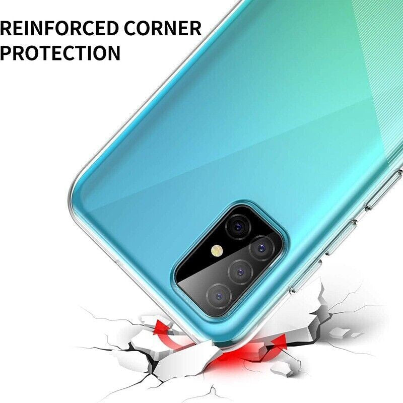 Samsung Galaxy S23 Crystal Clear Case Slim Shield Heavy Duty Shockproof Protective Cover