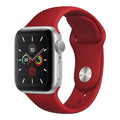 Apple Watch iWatch Silicone Band Strap Series 9/8/7/6/5/4/3/2/1 42/44/45/49mm (Red)