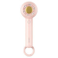 USAMS Mini Portable Hand-Held Desk Fan Cooler USB Air Rechargeable 3 Speed (Pink)