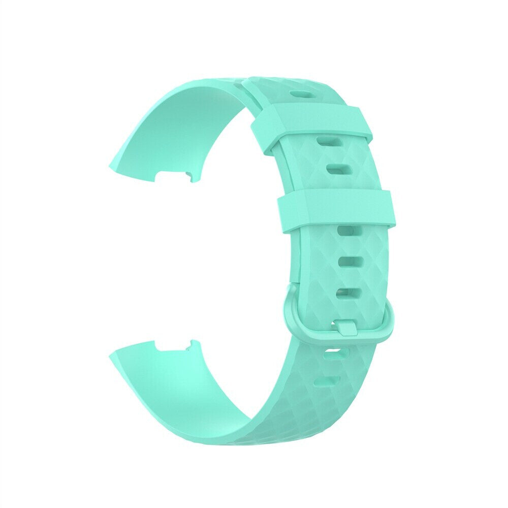 Silicone Replacement Strap Band For Fitbit Charge 3 / 4 (Sky Blue)