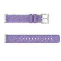Fabric Replacement Strap Nylon Band Breathable Adjustable Wristband For Fitbit Versa 3 (Small, Purple)
