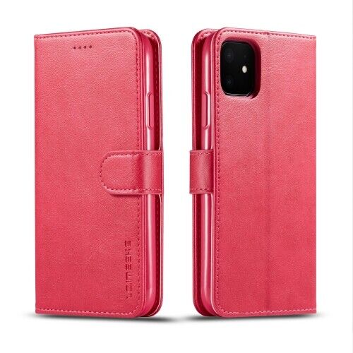 Leather Wallet Flip Case Card Holder Cover Stand For iPhone 13