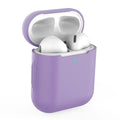 Apple Airpods Silicone Gel Case Shockproof Protective Cover Skin Case Airpods Pro (Dark Purple)