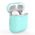 Apple Airpods Silicone Gel Case Shockproof Protective Cover Skin Case Airpods Pro (Teal)
