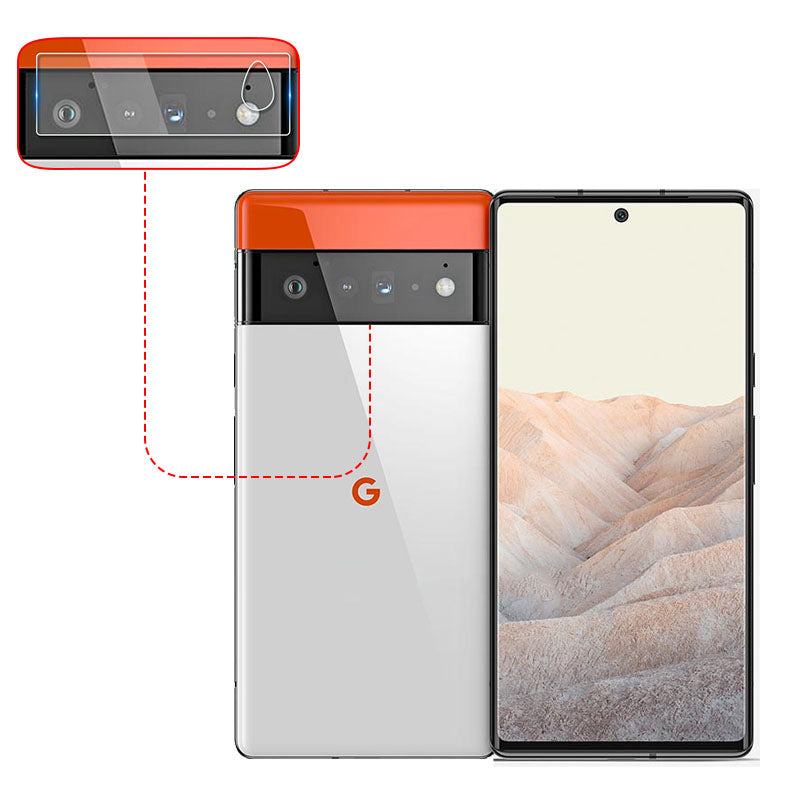 Google Pixel 4A Clear Tempered Glass Camera Lens