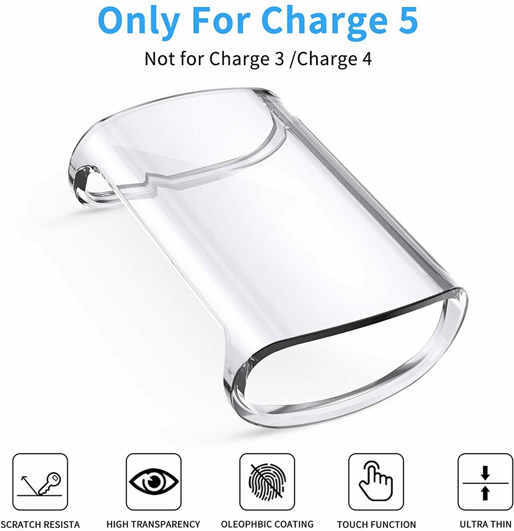 Fitbit Charge 5 TPU 360Â° Full Protection Screen Protector Case Shockproof Cover