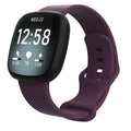 Silicone Replacement Strap Band For Fitbit Versa 3 (Midnight Blue)