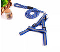 Padded Handle Outdoor Dog Leash Lead For Pets Puppy Cat (Blue, 1.2m)