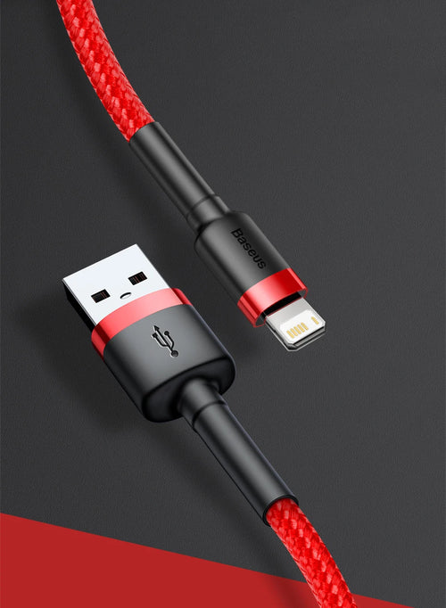Baseus Cafule Lightning 2m (Red)