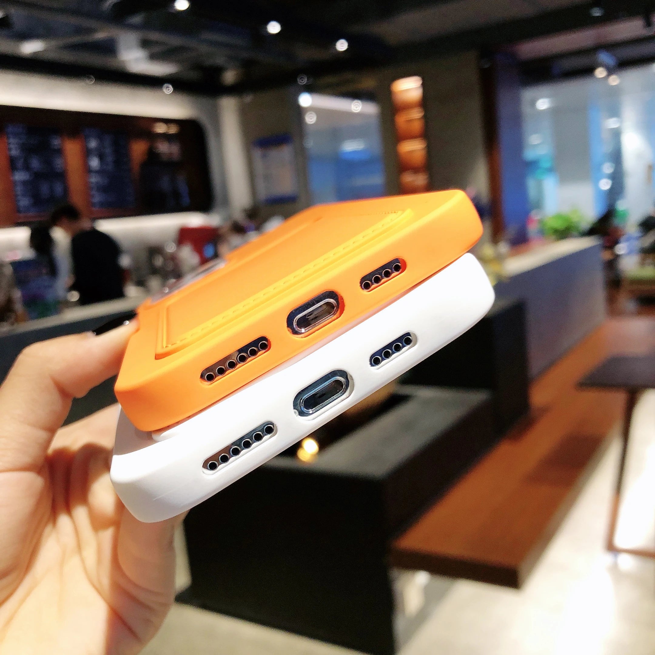 Case Silicone Wallet Card Holder Cover for iPhone 13 Pro
