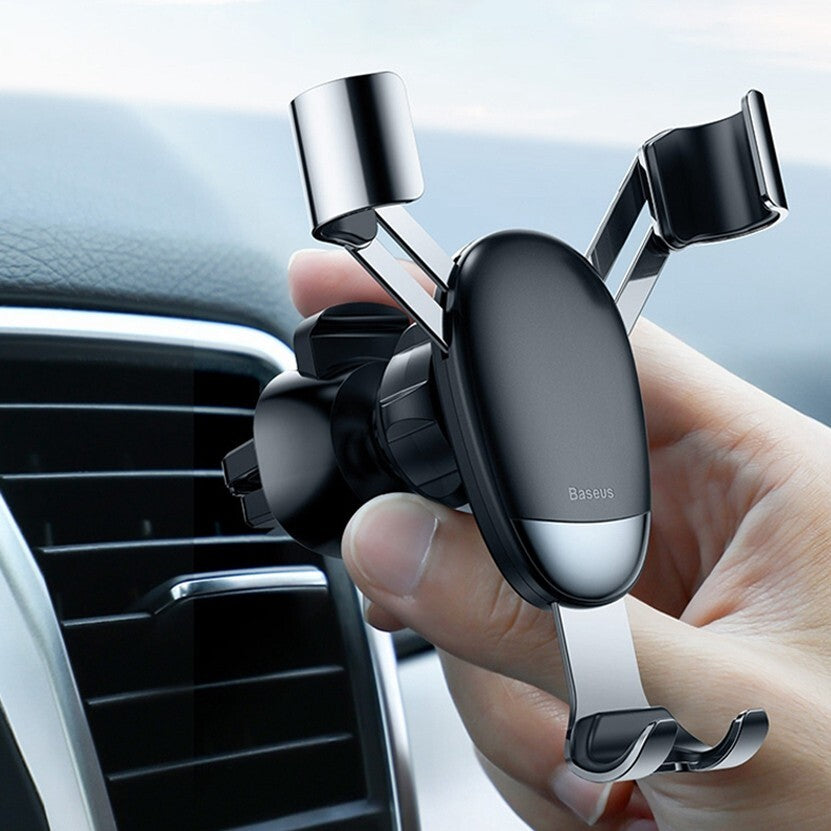 Baseus Mini Gravity Car Phone Holder Air Vent Clip Mount For iPhone Samsung Huawei