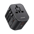 USAMS 12W Universal International Travel Plug 3 USB Power Adapter (US/AU/EU/UK)