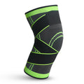 Weaving Knee Brace Breathable Sleeve Support For Gym Jogging Sports (Green)