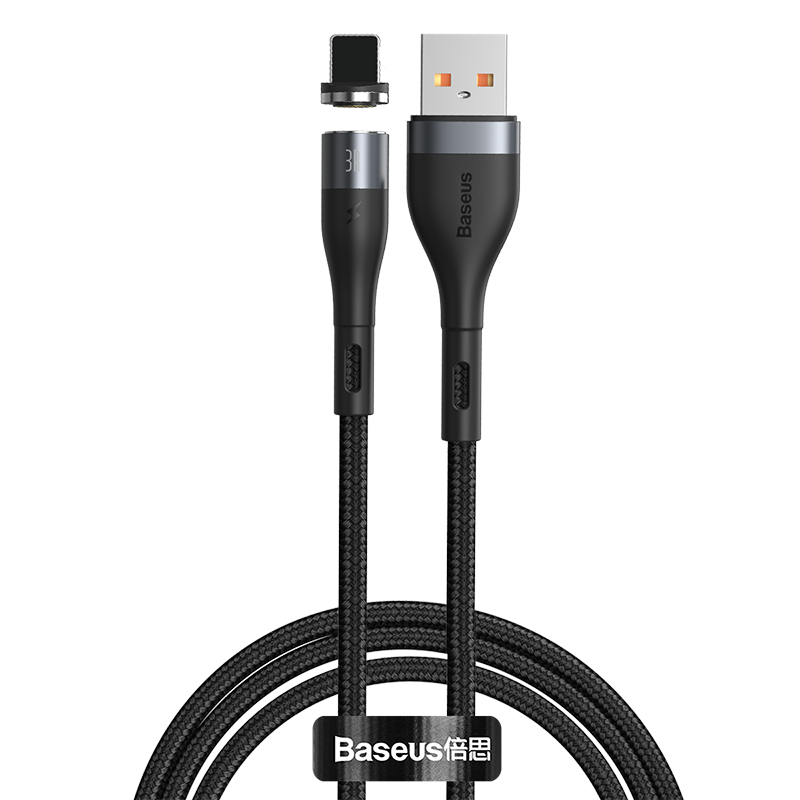 Baseus Magnetic USB to Lightning 1m Black