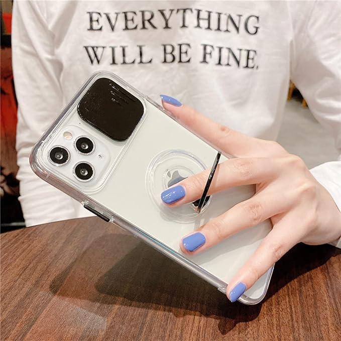 iPhone 11 Pro Max Transparent Ring (Camera Cover) Black